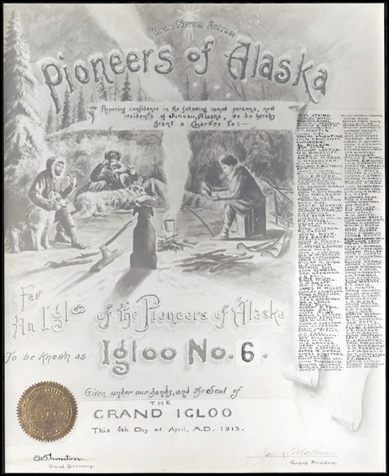 Pioneers of Alaska, Juneau
